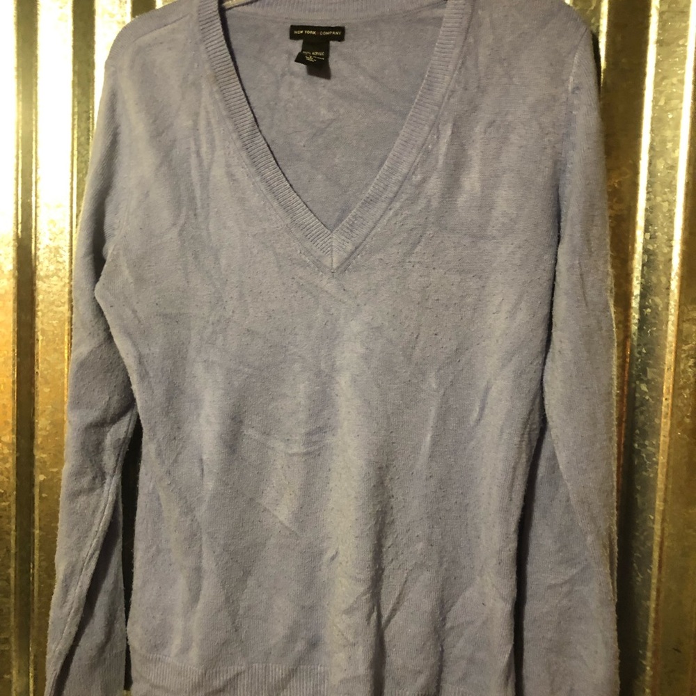 Grey V neck sweater